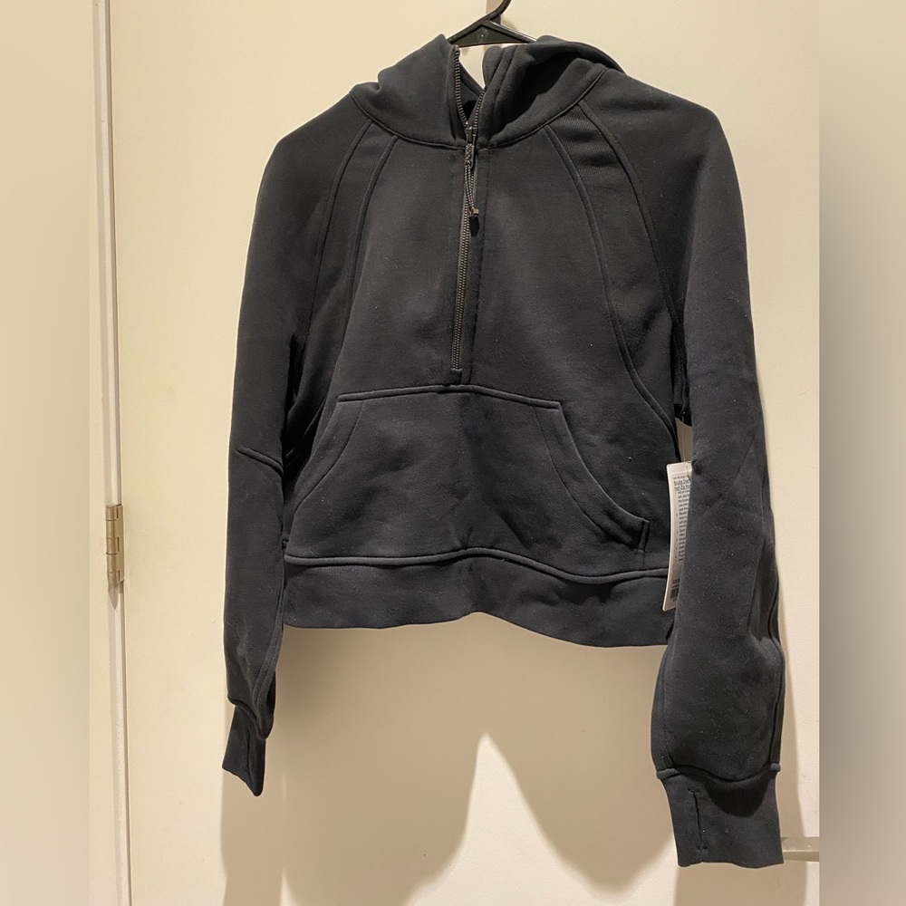 Luluemon Scuba Oversized Half Zip Hoodie Black SizeXS/S